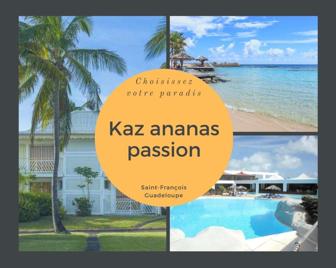 F3 _ Kaz Ananas Passion Au Manganao Apartment Saint-Francois  Exterior photo