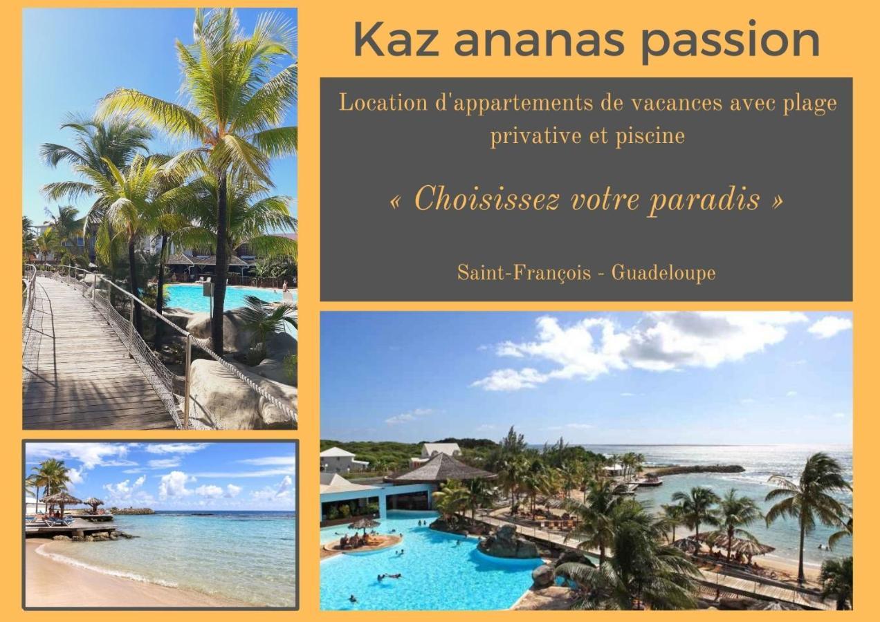 F3 _ Kaz Ananas Passion Au Manganao Apartment Saint-Francois  Exterior photo